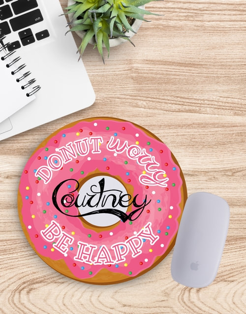 Donut Worry Mouse Pad (South Africa)