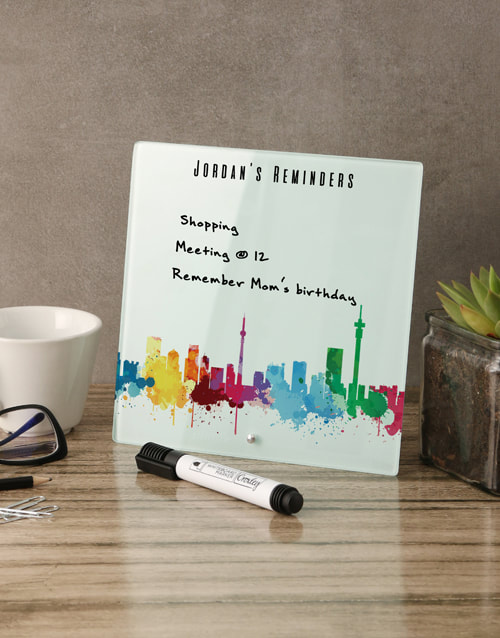 Skyline Glass Reminder Whiteboard (South Africa)