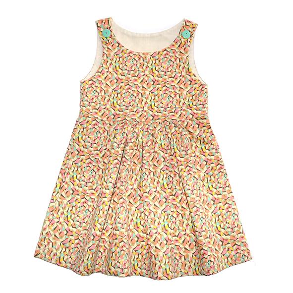 Handmade Girls Dress - Popsicle Pinafore (South Africa)