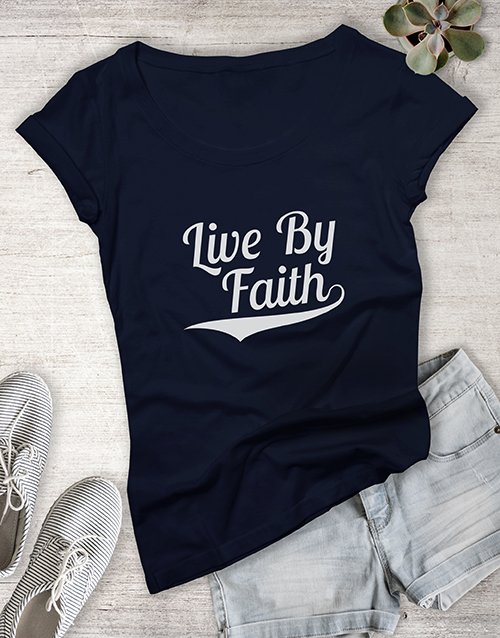 Live By Faith Christian Shirt (South Africa)