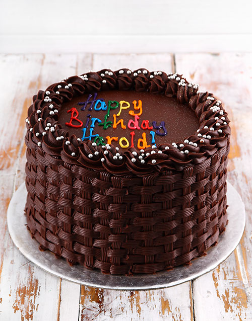 Simple Chocolate Birthday Cake (South Africa)