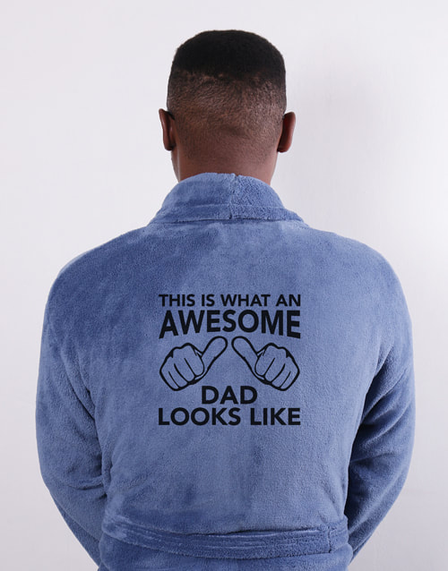 Awesome Dad Blue Gown (South Africa)