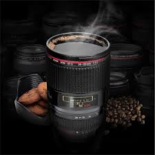 thumbsUp! Camera Lens Cup, Black (South Africa)