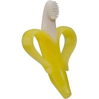 Baby Banana Infant Training Toothbrush and Teether, Yellow (South Africa)